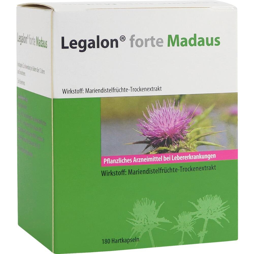 Verpackung eines pflanzlichen Arzneimittels mit Mariendistel für die Leber.